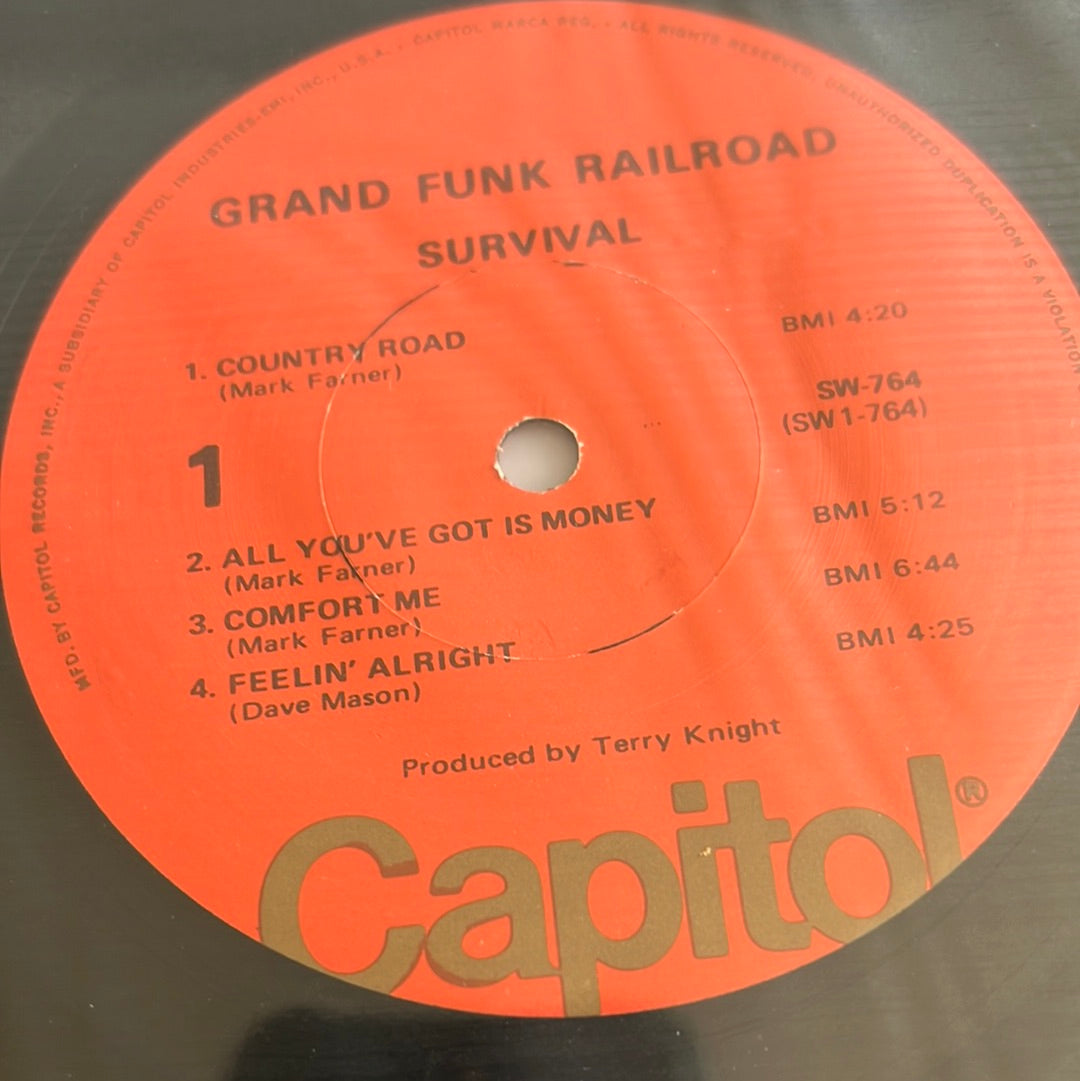 GRAND FUNK RAILROAD - survival