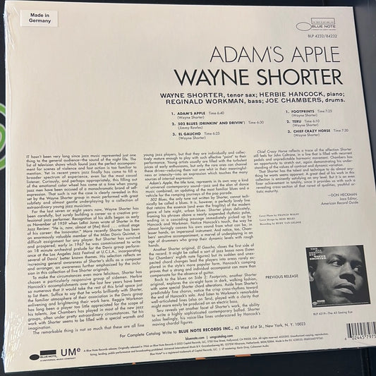 WAYNE SHORTER - Adam’s Apple
