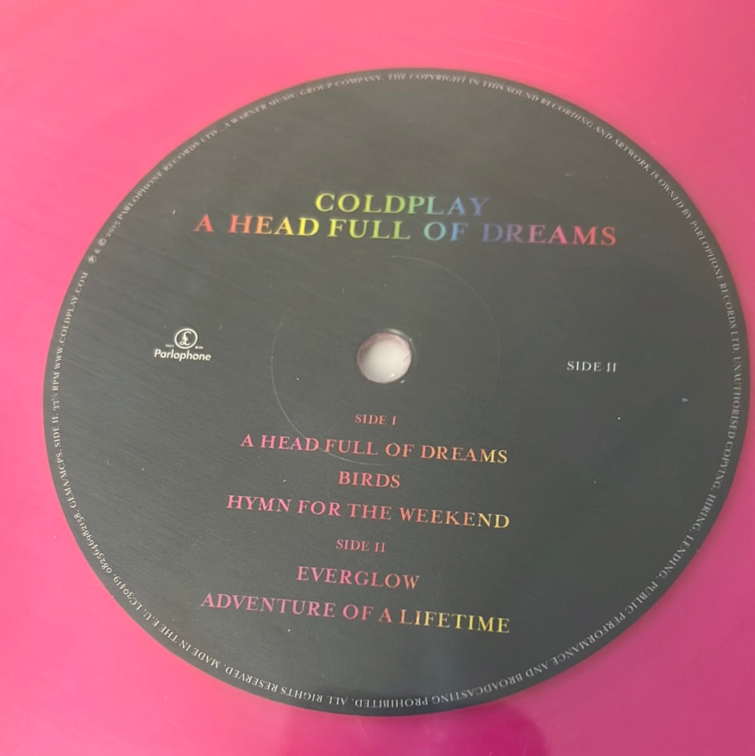 COLDPLAY - a head full of dreams