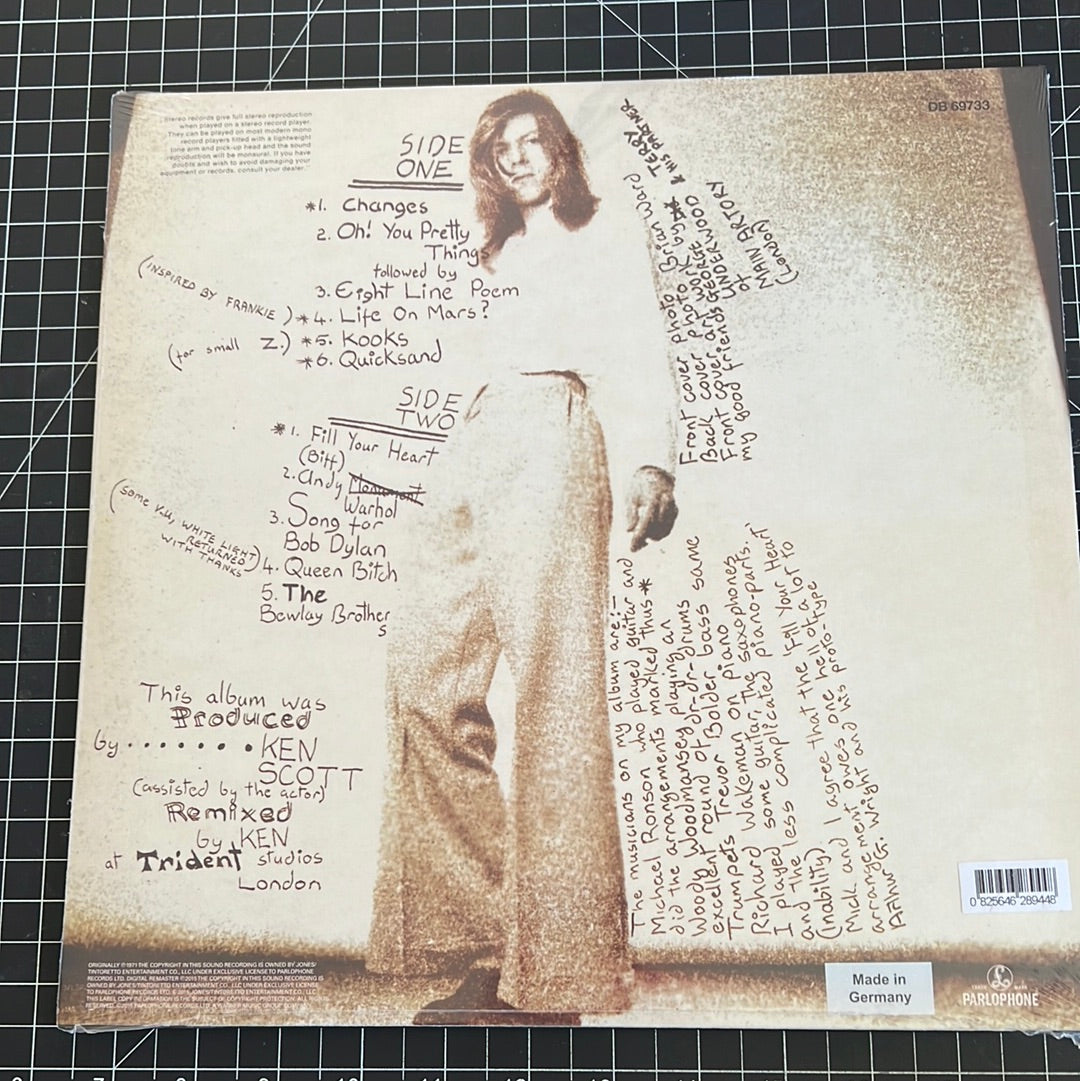 DAVID BOWIE “hunky dory”