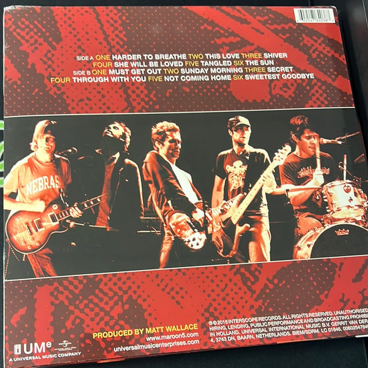 MAROON 5 - songs about Jane