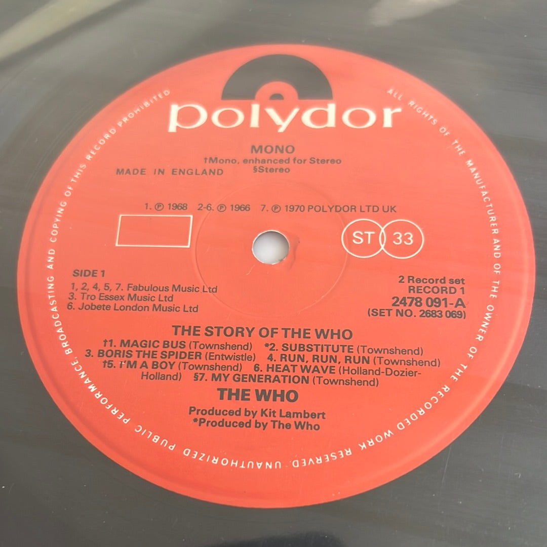 THE WHO “the story of the who”