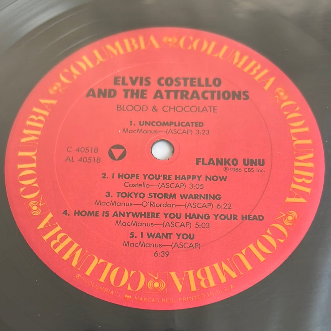 ELVIS COSTELLO “blood & chocolate”