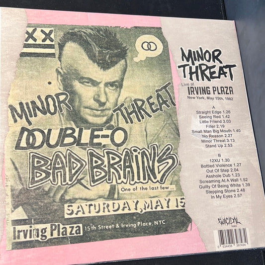 MINOR THREAT - live at Irving Plaza