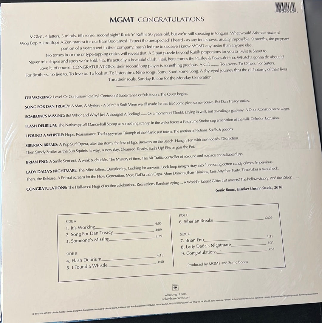 MGMT - congratulations
