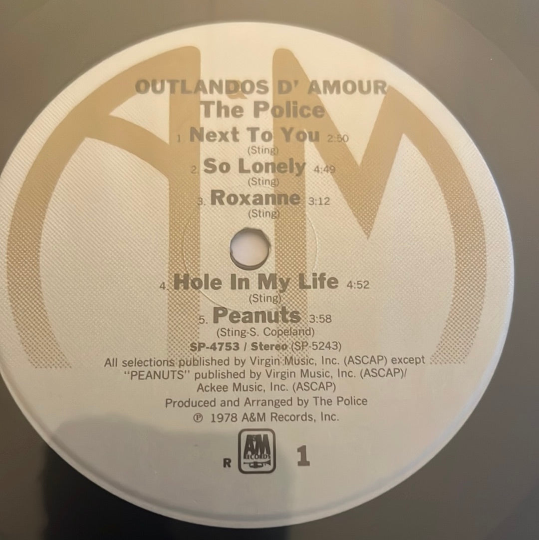 THE POLICE - outlandos d’ amour