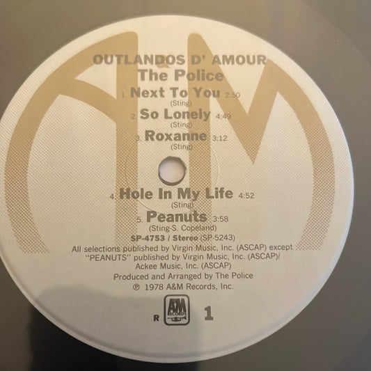 THE POLICE - outlandos d’ amour