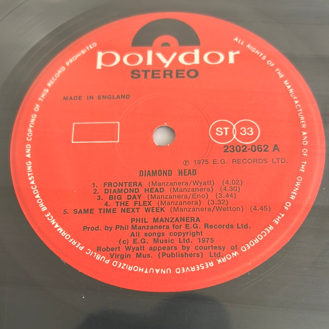 PHIL MANZANERA “Diamond Head”