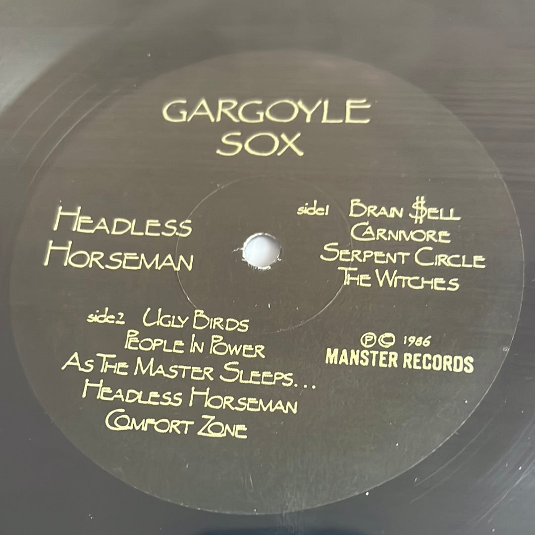 GARGOYLE SOX “headless horseman”