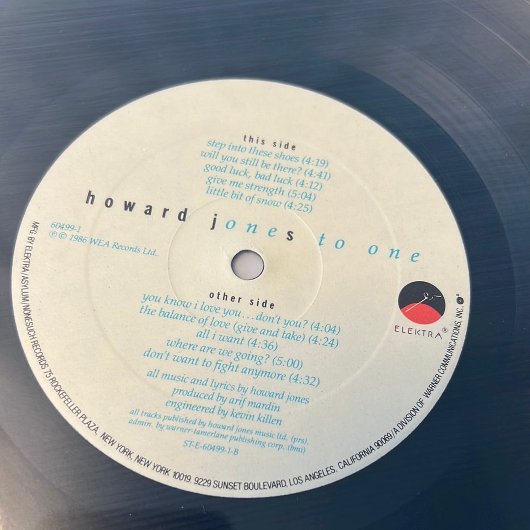 HOWARD JONES - one to one