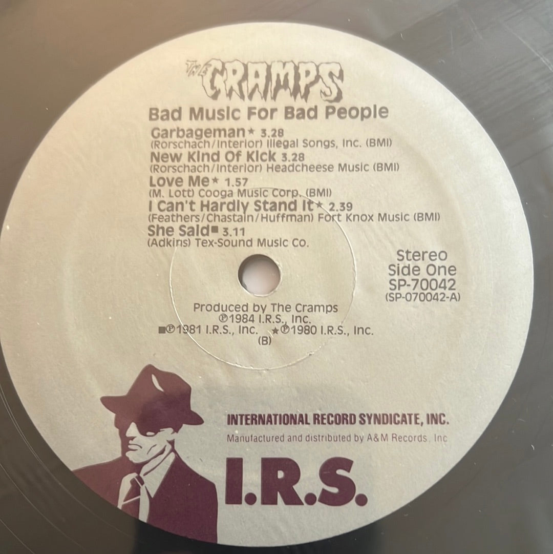 THE CRAMPS - bad music for bad people