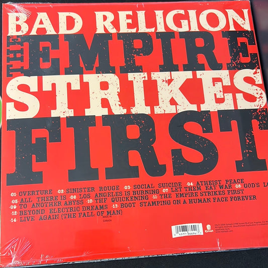 BAD RELIGION - the empire strikes first