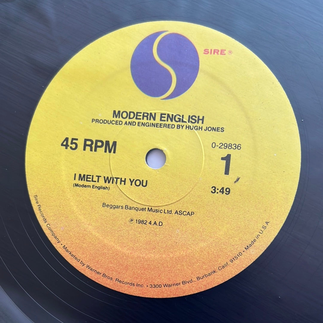 MODERN ENGLISH - I melt with you