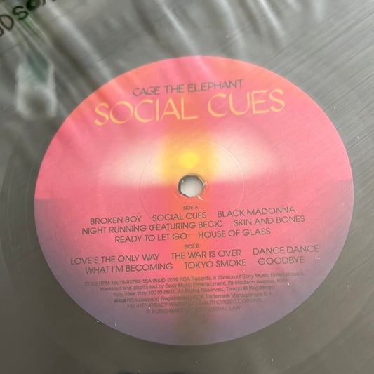 CAGE THE ELEPHANT - social cues