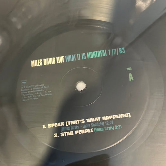 MILES DAVIS - live, what it is Montreal