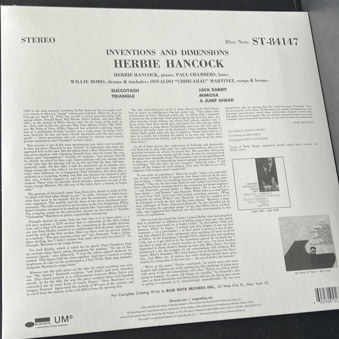 HERBIE HANCOCK - inventions & dimensions