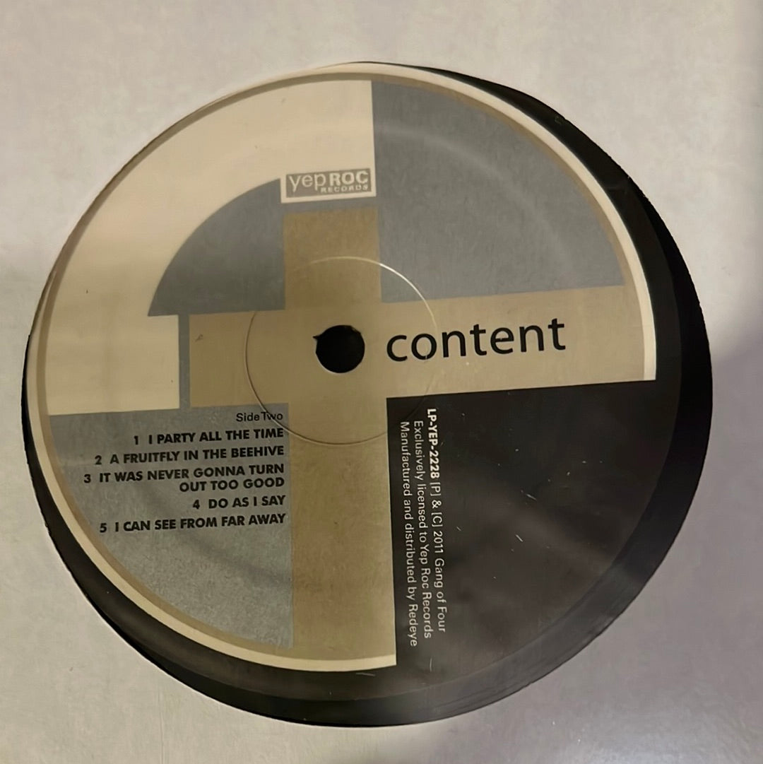 GANG OF FOUR - content