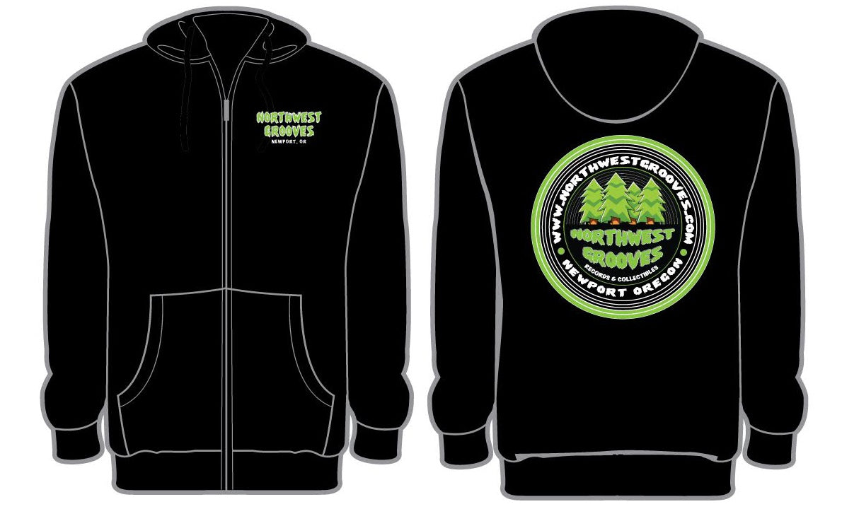 NORTHWEST GROOVES LOGO - FULL ZIP HOODIE
