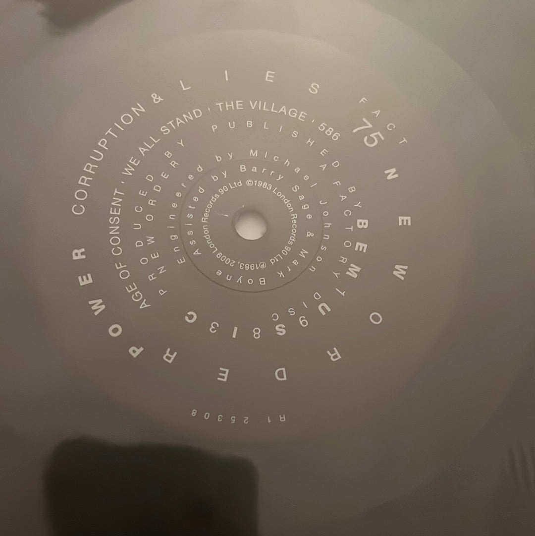 NEW ORDER - Power, Corruption & Lies