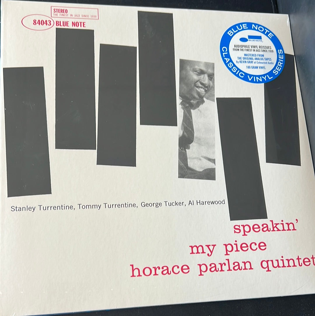 HORACE PARLAN - speakin’ my piece