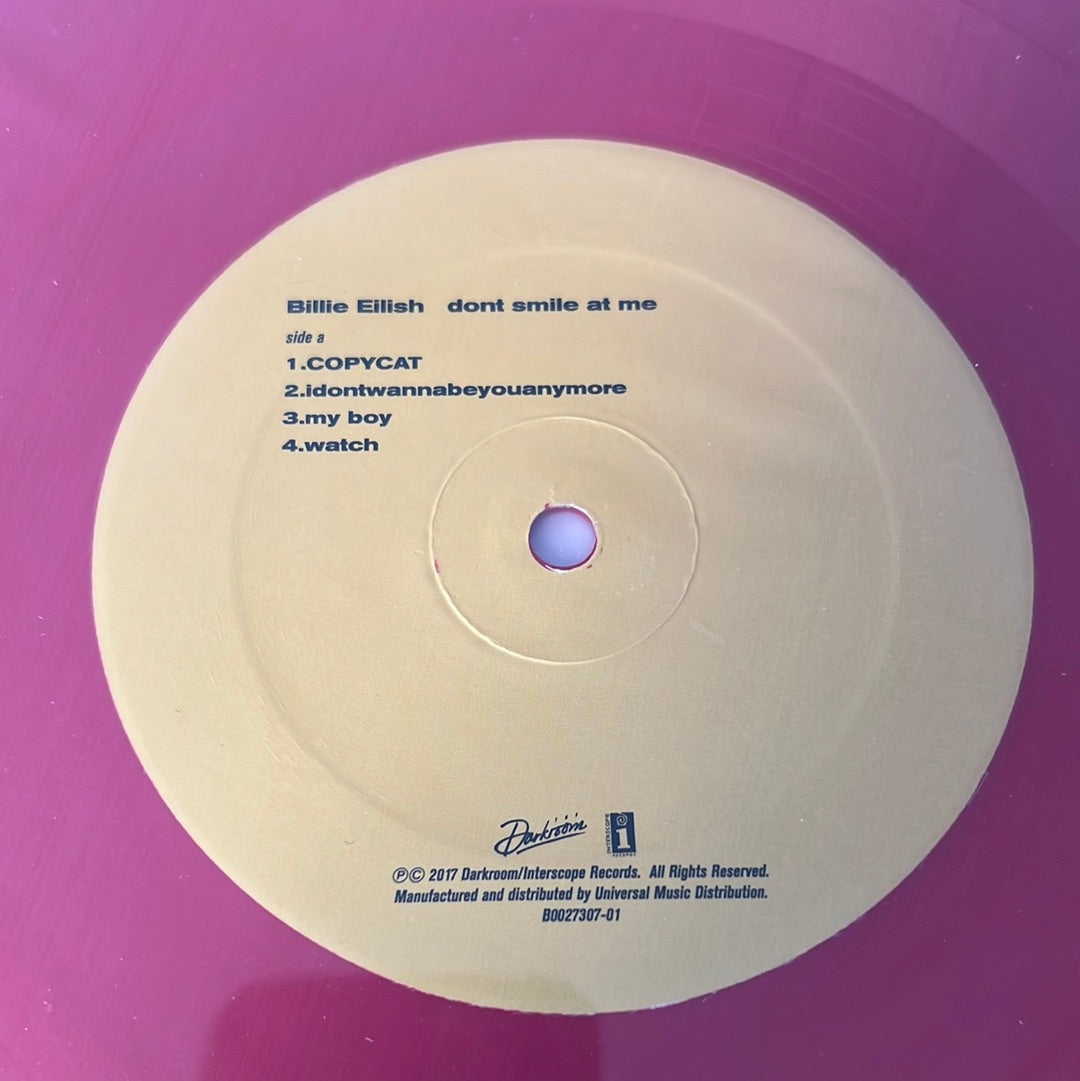 BILLIE EILISH - don’t smile at me