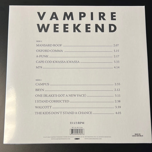VAMPIRE WEEKEND- self-titled