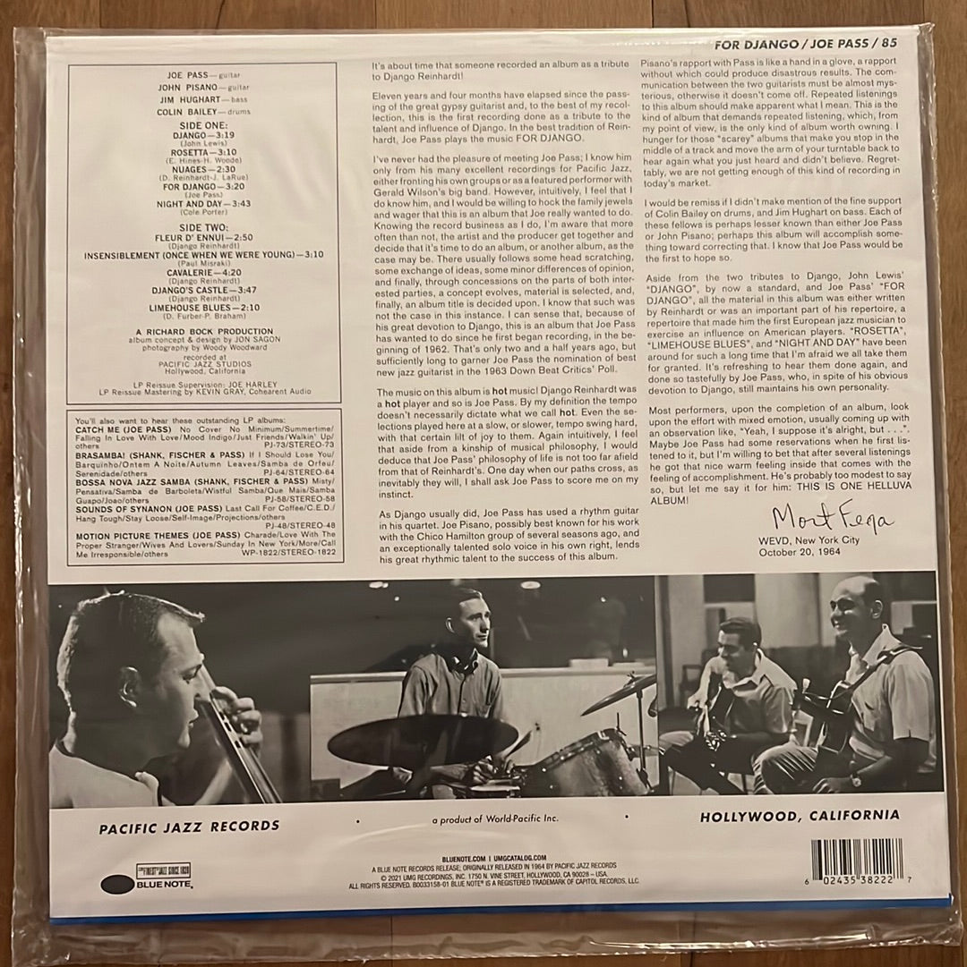 JOE PASS “for Django”