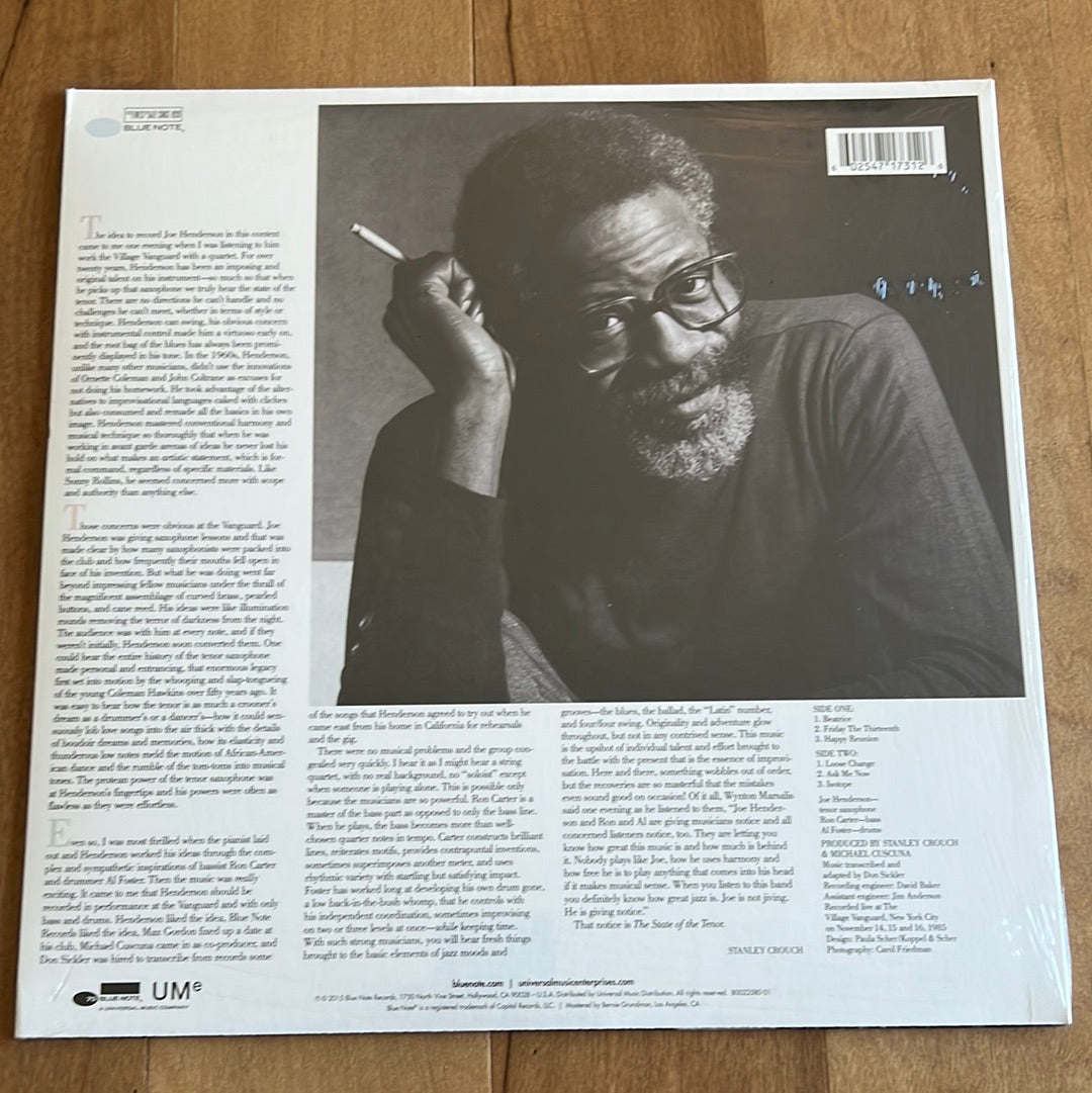 JOE HENDERSON- the state of the tenor