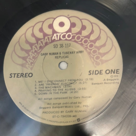 GARY NUMAN + TUBEWAY ARMY - replicas