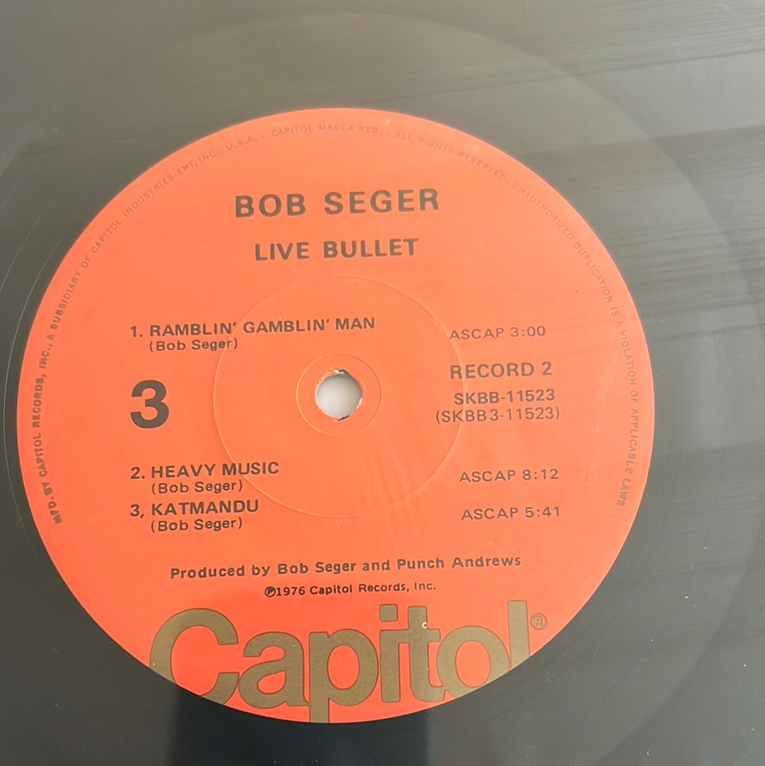 BOB SEGER - live bullet