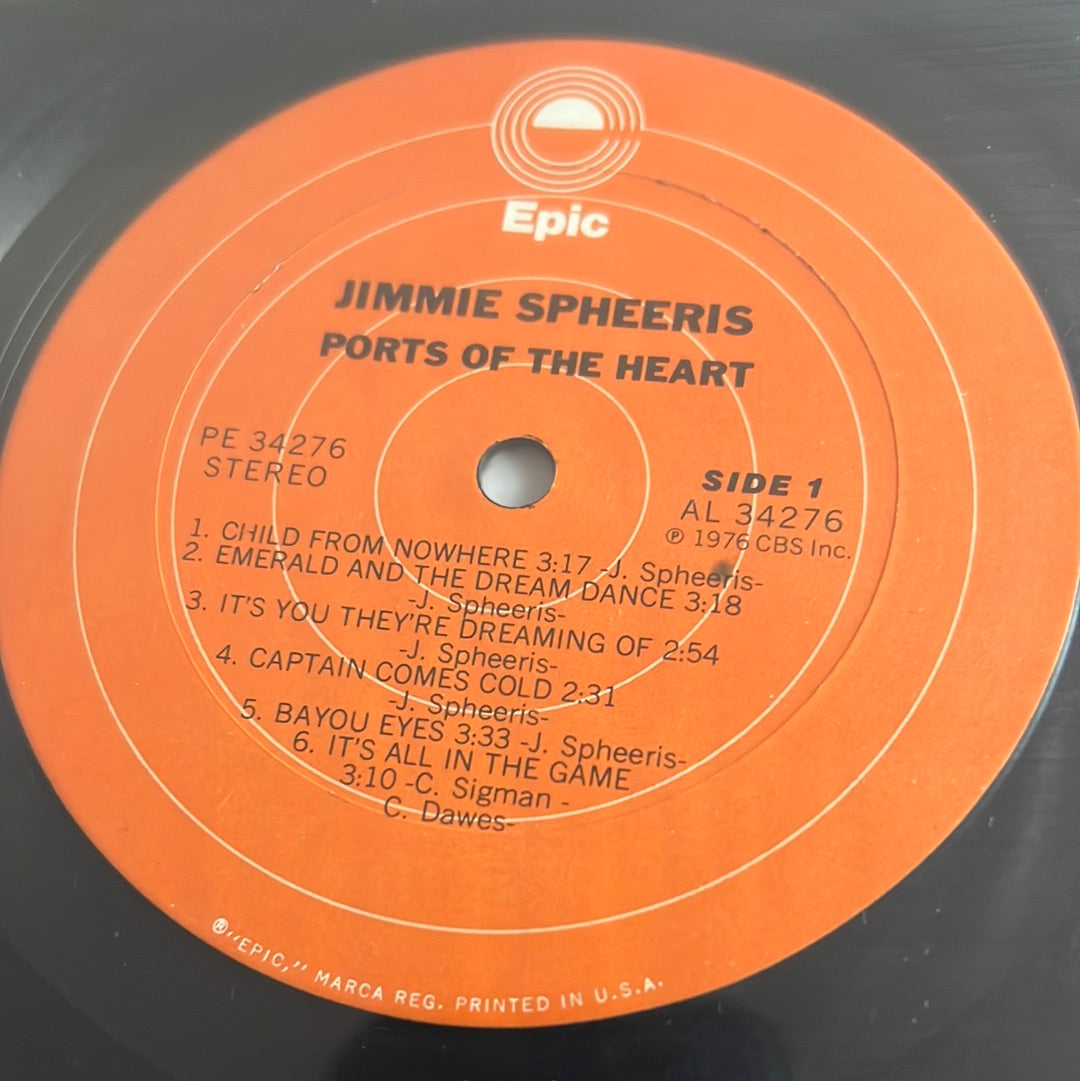 JIMMIE SPHEERIS “ports of the heart”