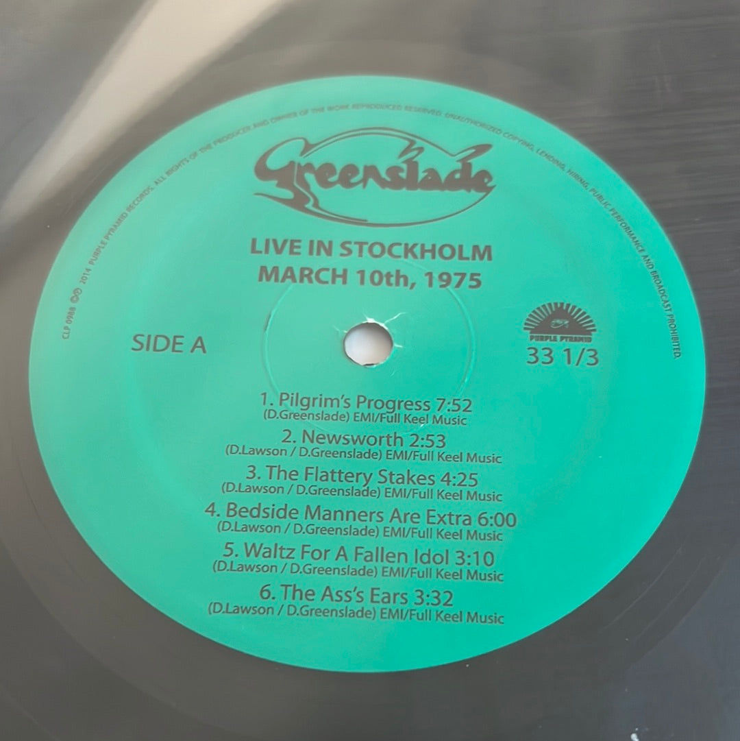 GREENSLADE “live in Stockholm”
