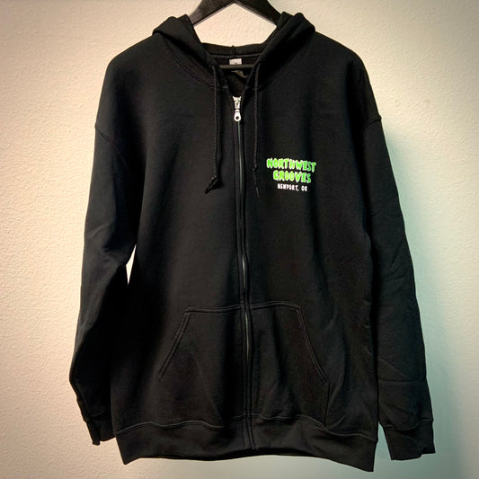 NORTHWEST GROOVES LOGO - FULL ZIP HOODIE