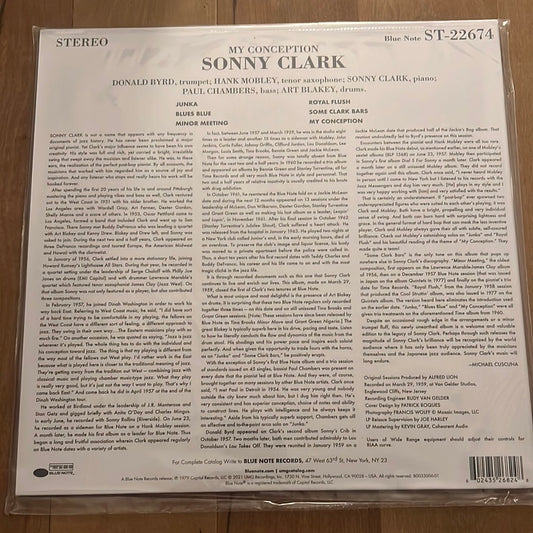 SONNY CLARK - my conception