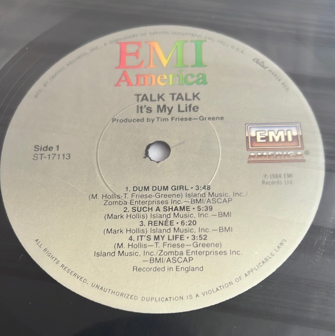 TALK TALK “it’s my life”