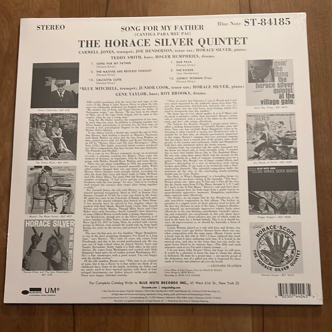 THE HORACE SILVER QUINTET- SONG FOR MY FATHER