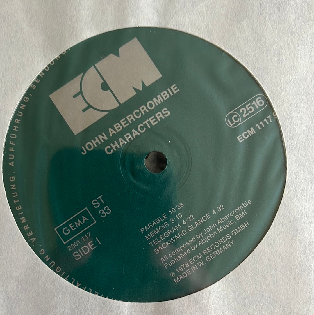 JOHN ABERCROMBIE - CHARACTERS