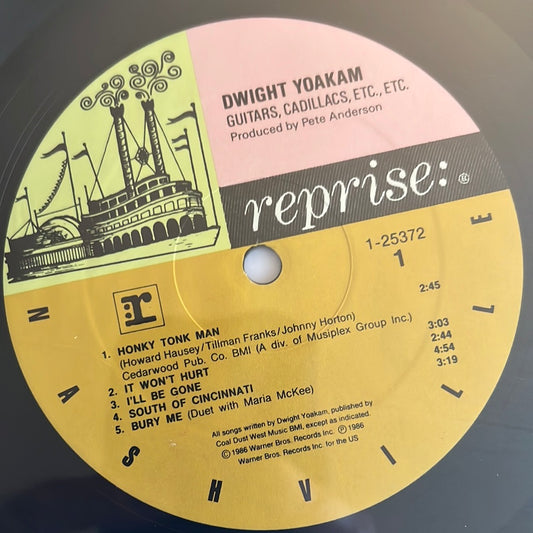 DWIGHT YOAKAM - guitars, Cadillac, etc. etc.