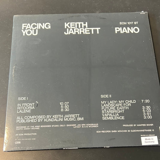 KEITH JARRETT - facing you