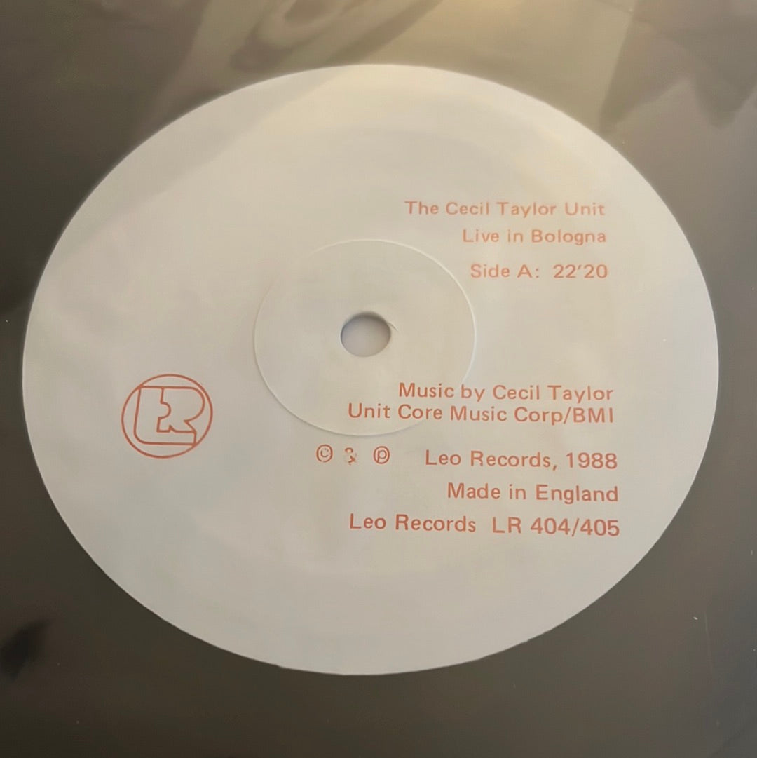 CECIL TAYLOR - LIVE IN BOLOGNA