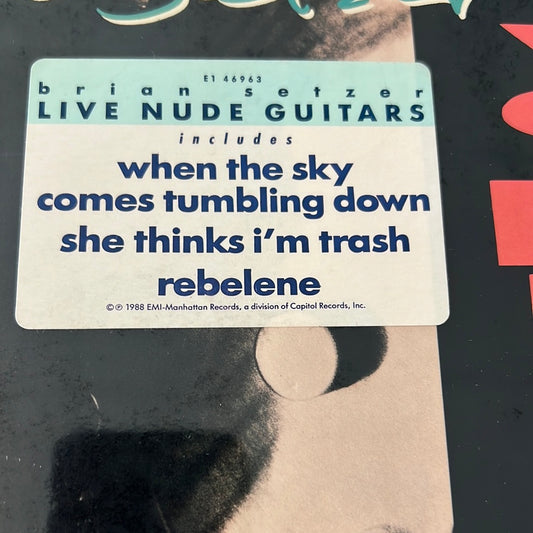 BRIAN SETZER - live nude guitars