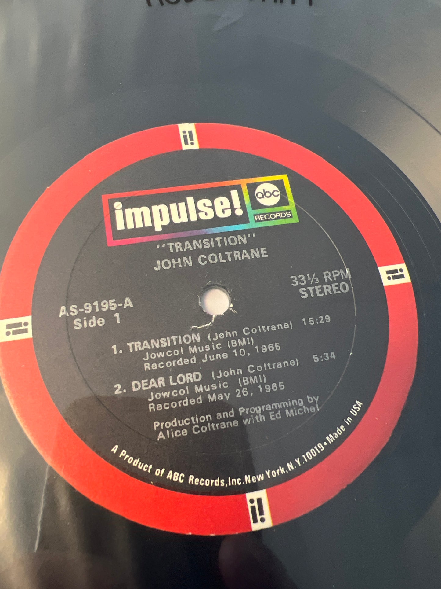 JOHN COLTRANE - transition