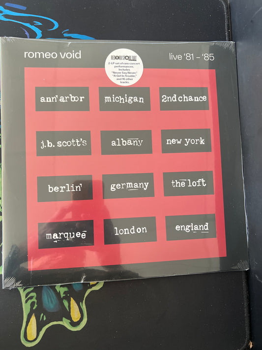 ROMEO VOID - live ‘81-‘85