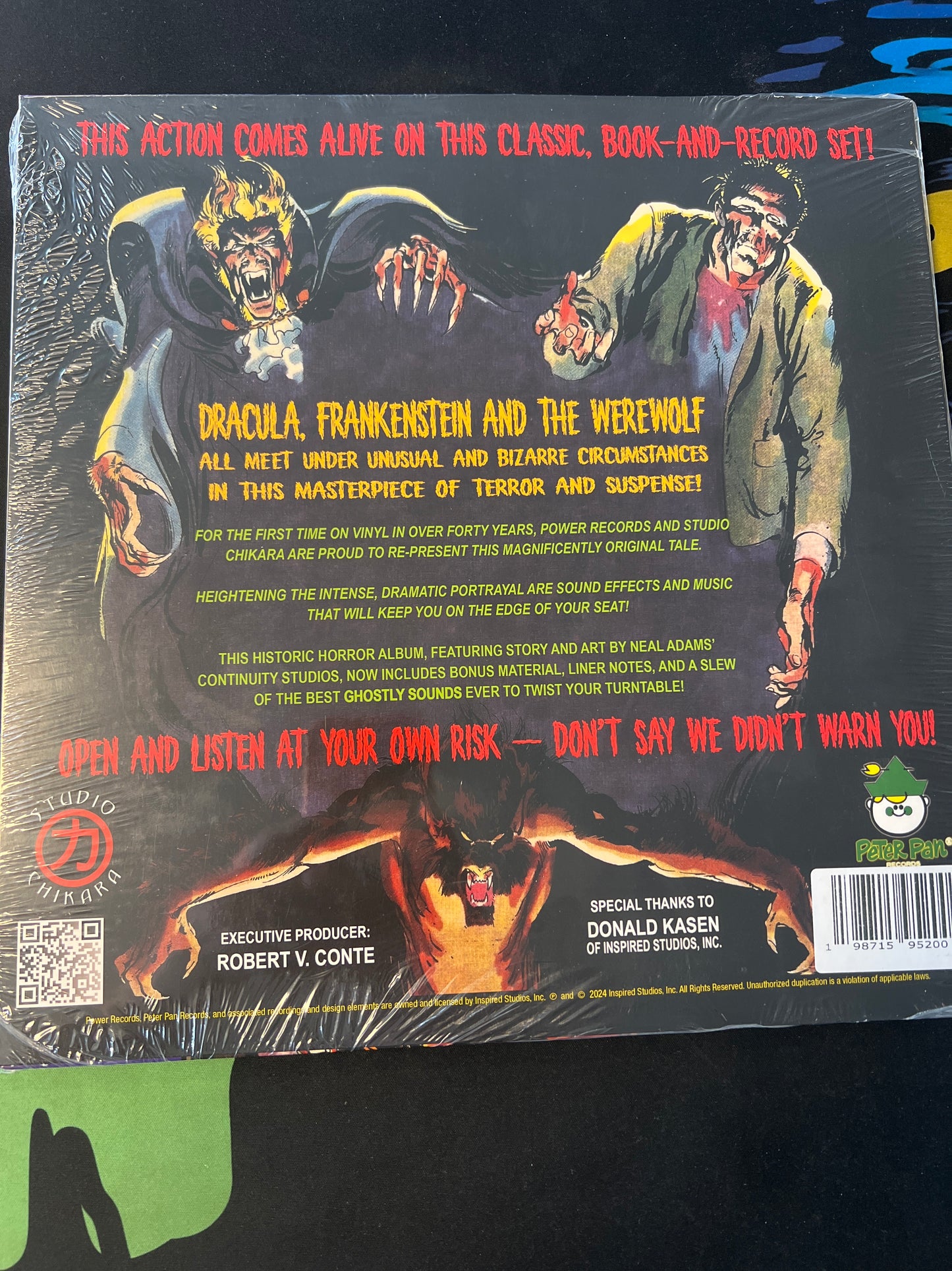 A STORY OF DRACULA, THE WOLFMAN AND FRANKENSTEIN