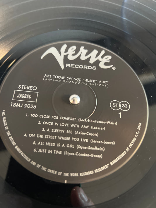 MEL TORME - swings Schubert Alley