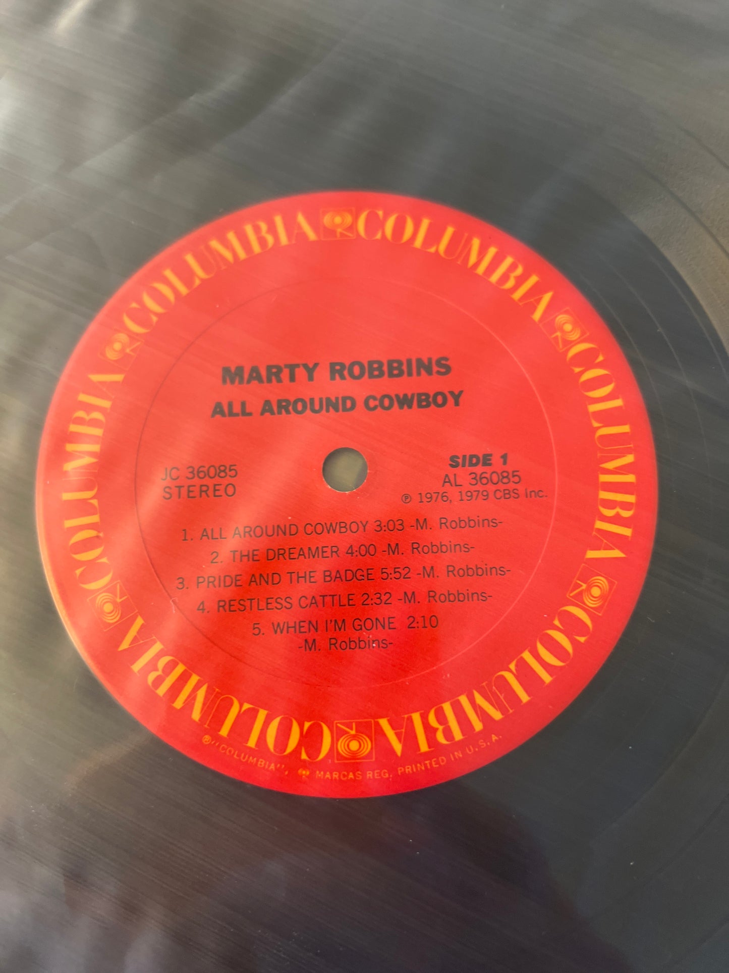 MARTY ROBBINS - all around cowboy