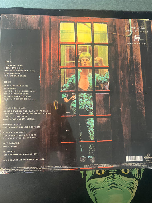 DAVID BOWIE “the rise and fall of Ziggy Stardust and the spiders from mars”