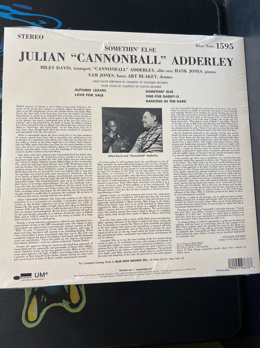 CANNONBALL ADDERLY - something else