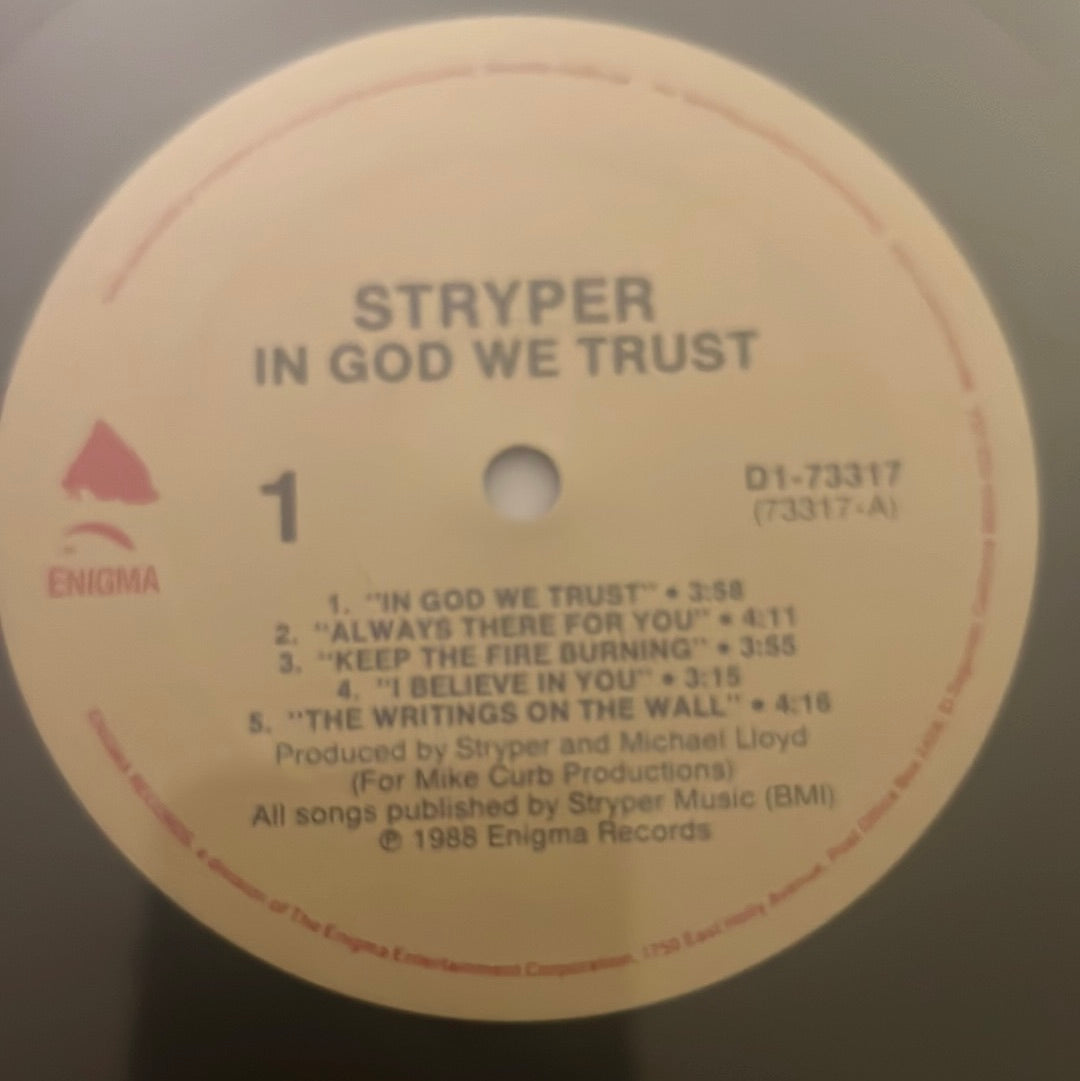 STRYPER - in god we trust