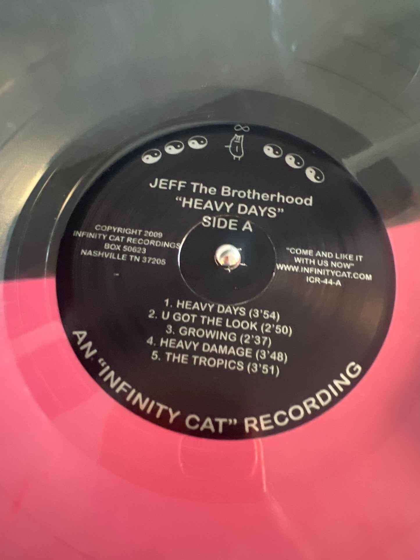 JEFF THE BROTHERHOOD - heavy days (grey/pink split)